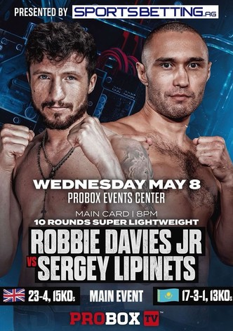 Robbie Davies Jr vs. Sergey Lipinets