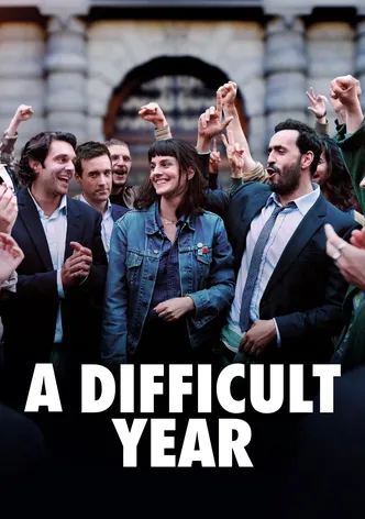 Une année difficile poster
