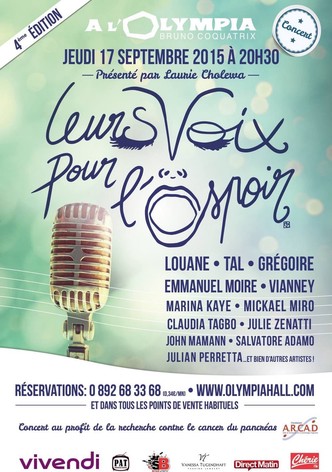 Leurs voix pour l'espoir - 4ème édition