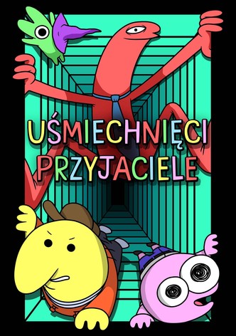 Uśmiechnięci przyjaciele