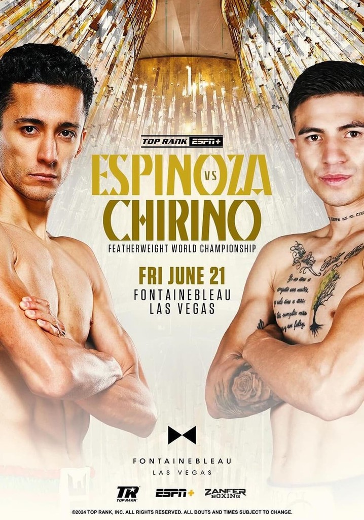 Rafael Espinoza vs. Sergio Chirino