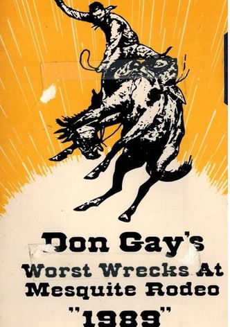 Don Gay's Worst Wrecks at Mesquite Rodeo 1989