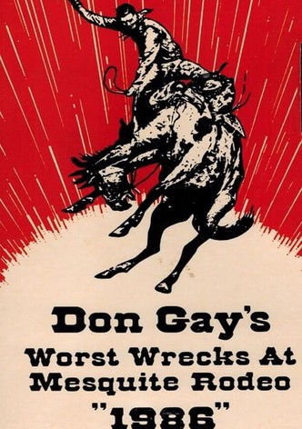 Don Gay's Worst Wrecks at Mesquite Rodeo 1986