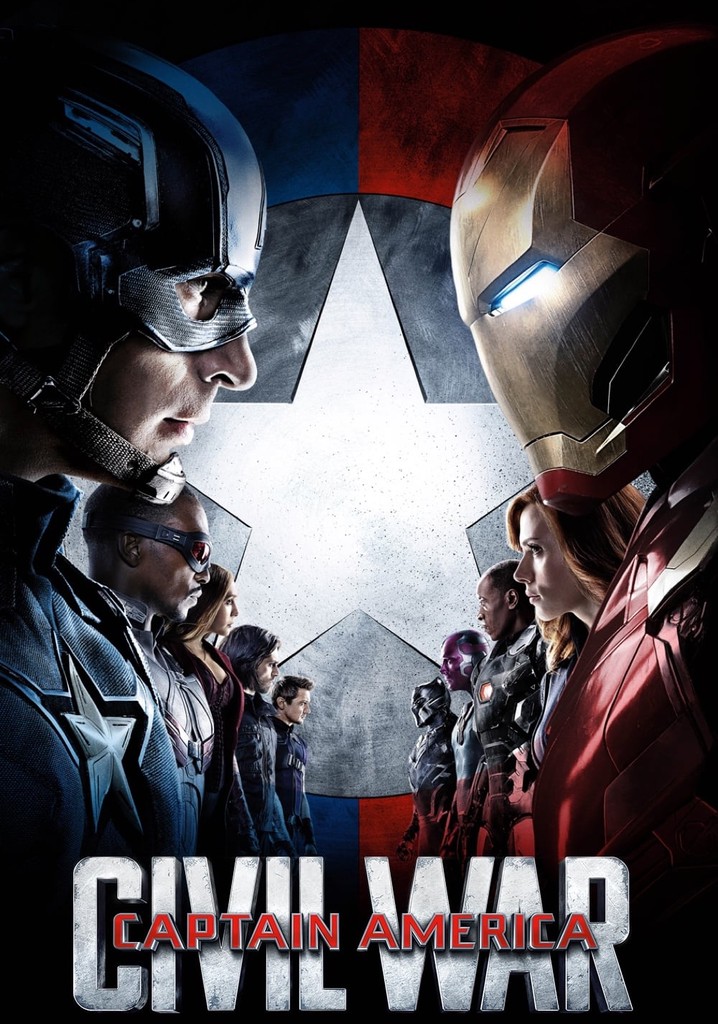 Mansedumbre Oral jamón Captain America: Civil War streaming: watch online