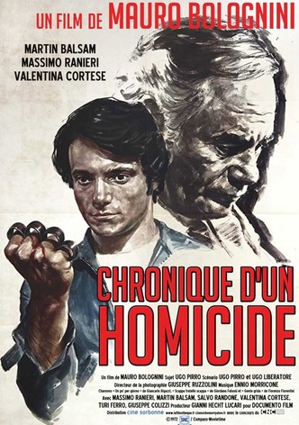 Chronique d'un homicide