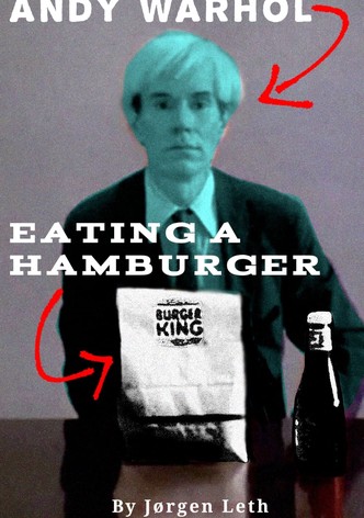 Andy Warhol Eating a Hamburger