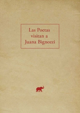 Las poetas visitan a Juana Bignozzi