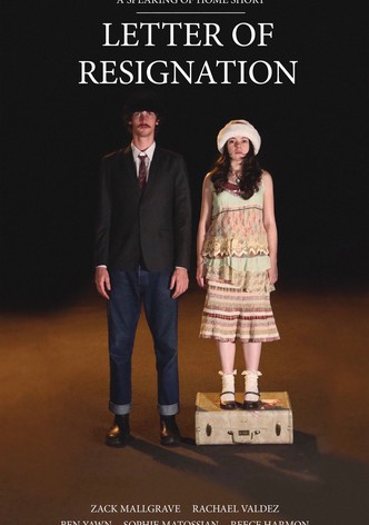 Letter of Resignation