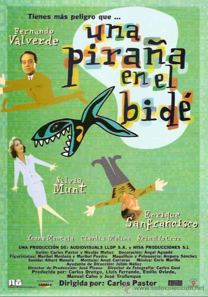 Una piraña en el bidé