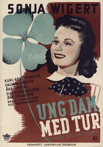 Ung dam med tur