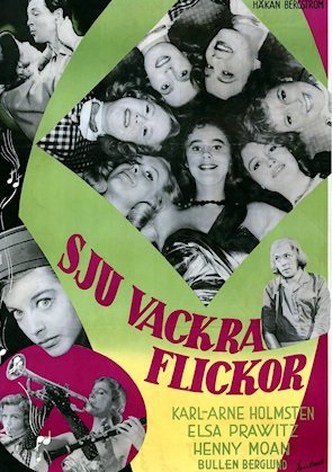 Sju vackra flickor