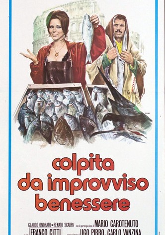 Colpita da improvviso benessere