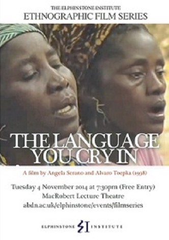 The Language You Cry In