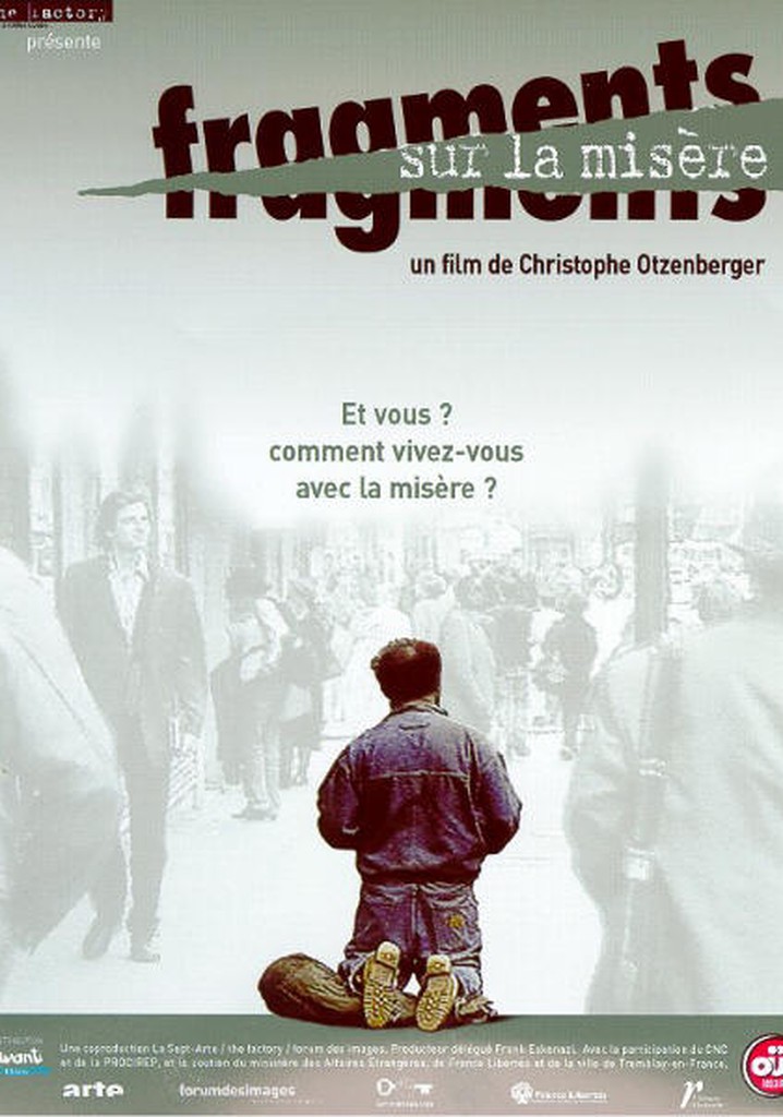 Fragments sur la misère