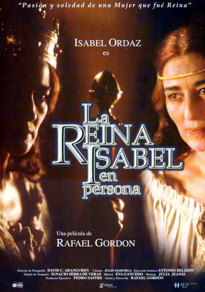 La reina Isabel en persona