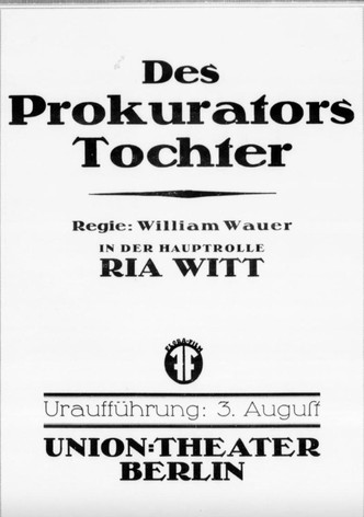 Des Prokurators Tochter
