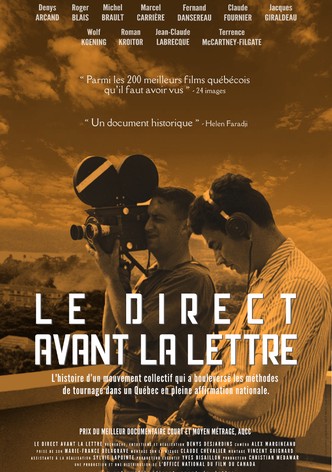 Le direct avant la lettre