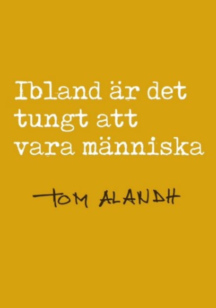 Ibland är det tungt att vara människa