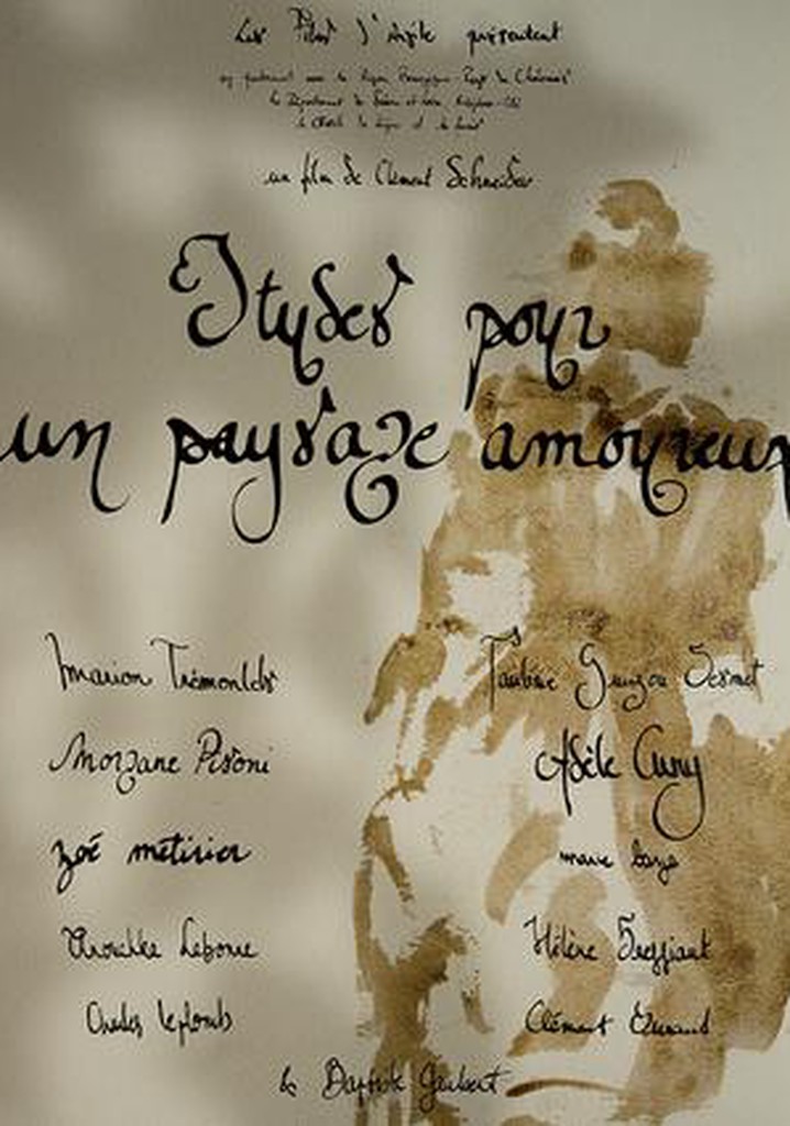 Etudes pour un paysage amoureux