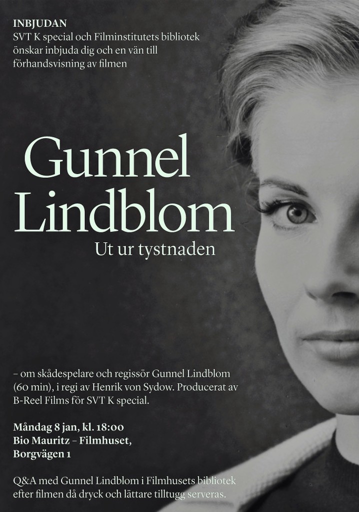 Gunnel Lindblom: ut ur tystnaden