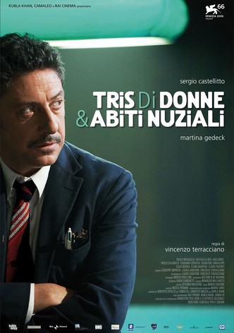 Tris di donne e abiti nuziali