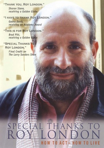 Special Thanks To Roy London