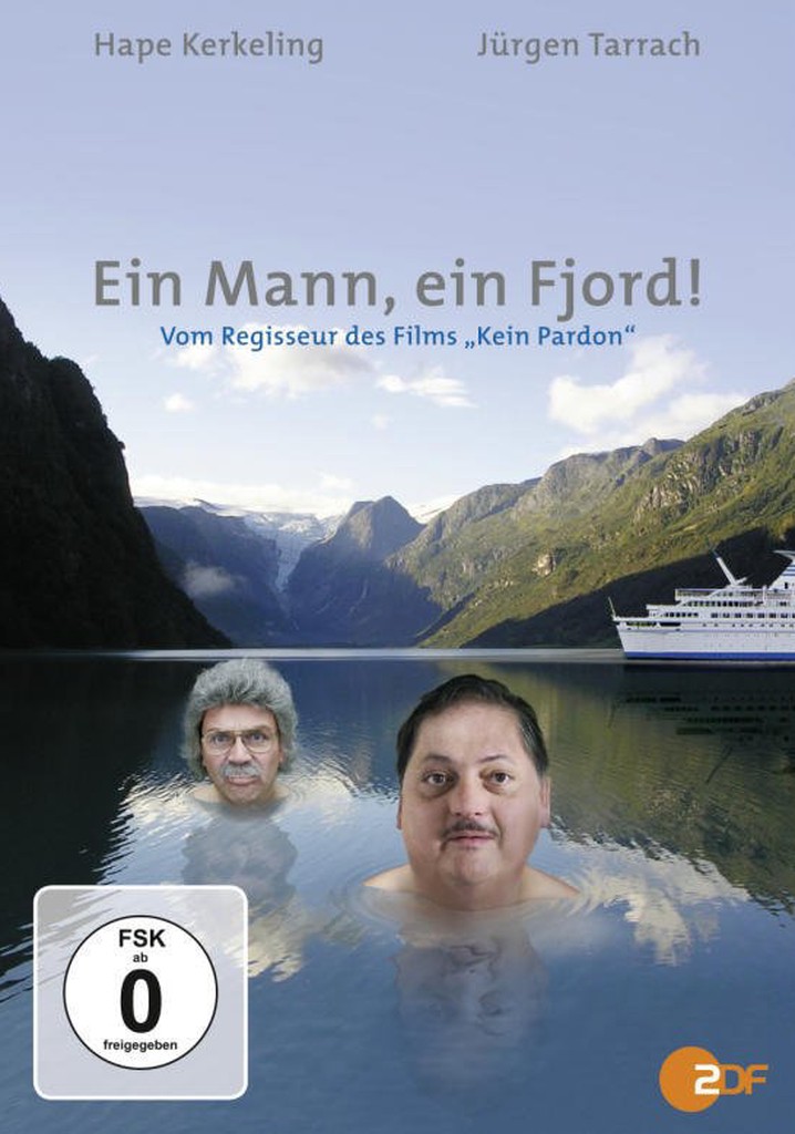 A man, a fjord!
