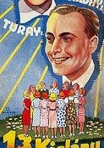 Tizenhárom kislány mosolyog az égre