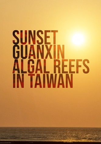 Sunset Guanxin Algal Reefs in Taiwan