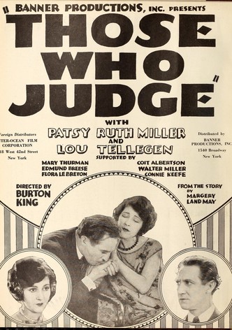 Those Who Judge