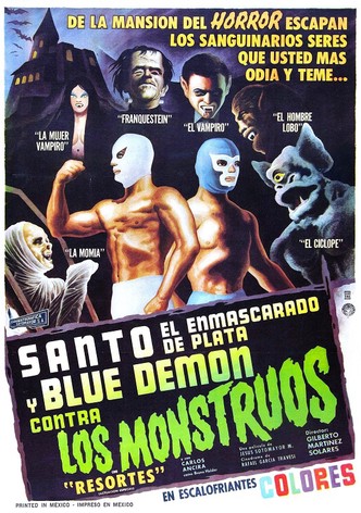 Santo and Blue Demon Against the Monsters