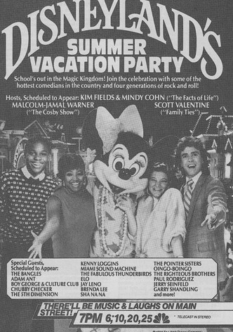 Disneyland's Summer Vacation Party