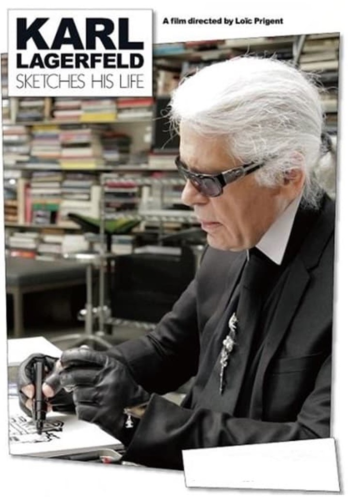 Karl Lagerfeld Sketches His Life