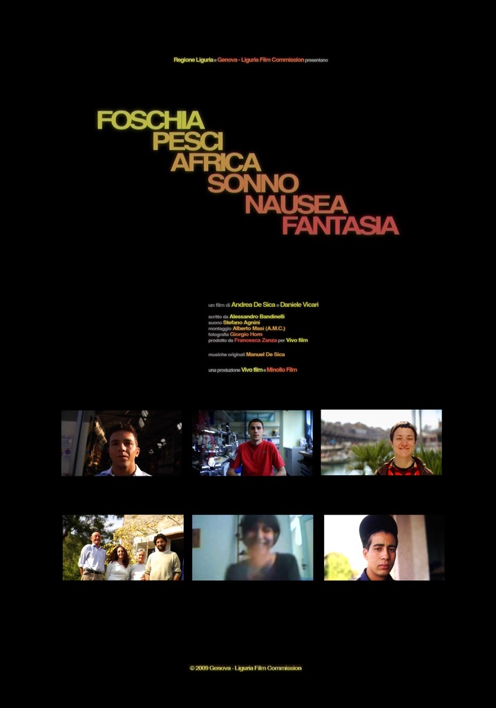 Foschia pesci Africa sonno nausea fantasia