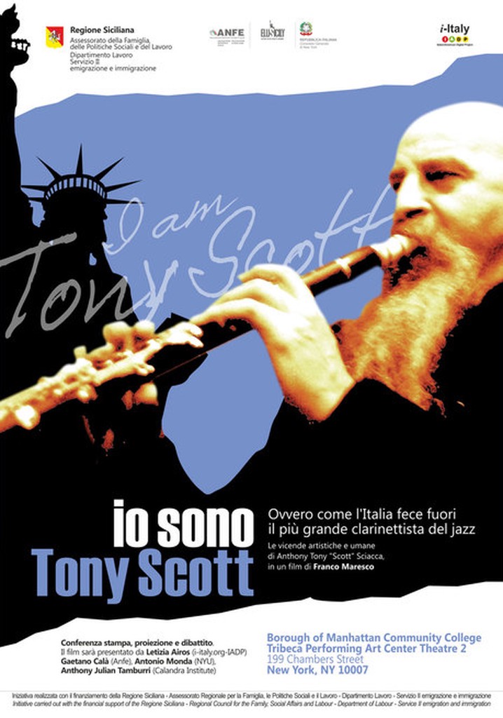 Io sono Tony Scott, ovvero come l'Italia fece fuori il più grande clarinettista del jazz