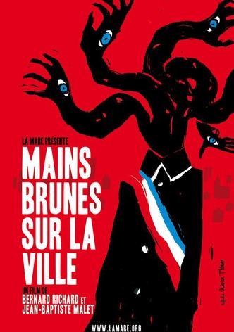 Mains brunes sur la ville