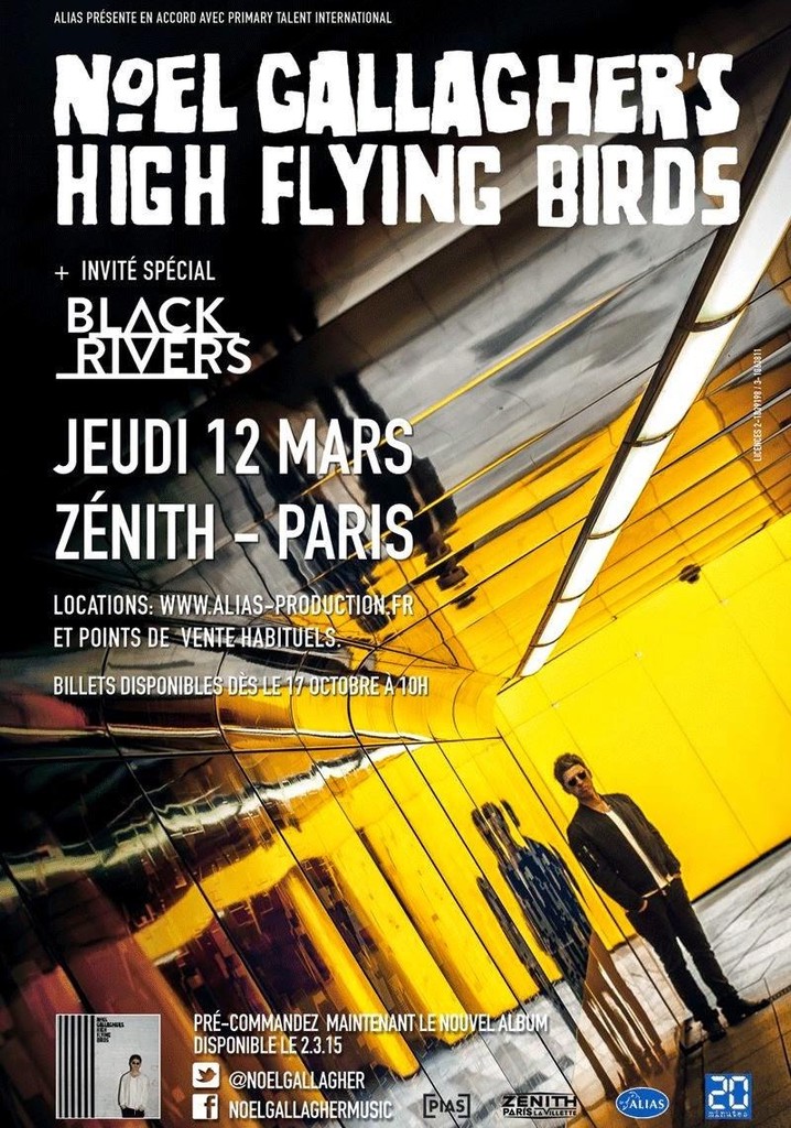 Noel Gallagher's High Flying Birds en concert au Zénith de Paris