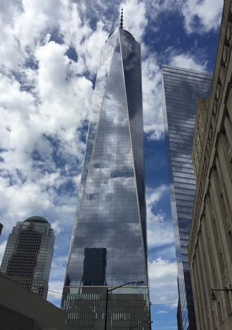 9/11 Memorial from Ground Zero, 15th Anniversary