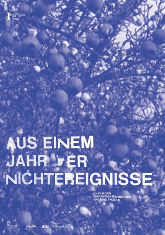 Aus einem Jahr der Nichtereignisse