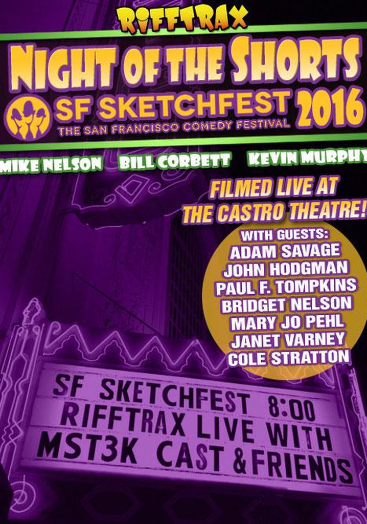 Rifftrax live: Night of the Shorts - SF Sketchfest 2016