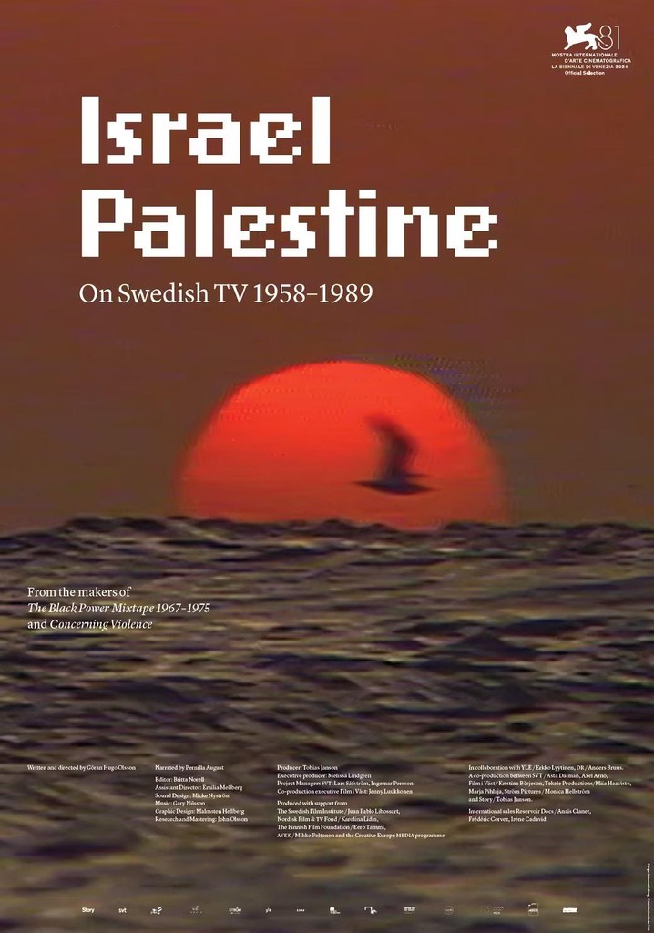 Israel Palestine on Swedish TV 1958-1989