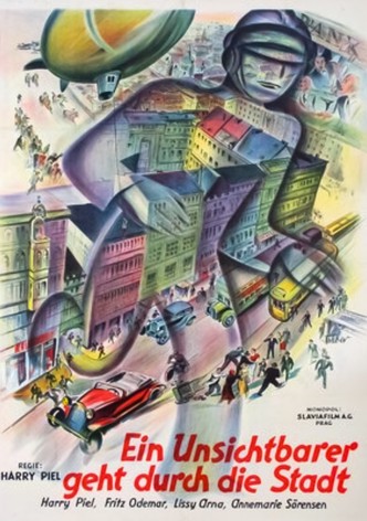 An Invisible Man Goes Through the City