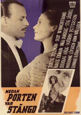 Medan porten var stängd