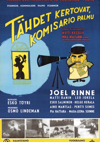 Tähdet kertovat, komisario Palmu.