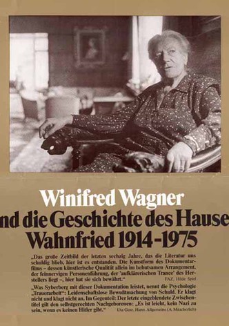 The Confessions of Winifred Wagner