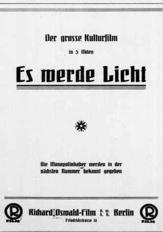Es werde Licht! 1. Teil