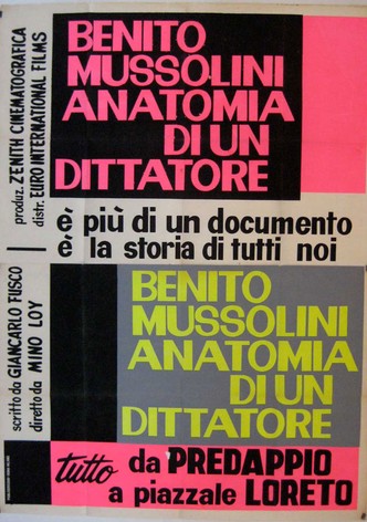 Benito Mussolini: anatomia di un dittatore