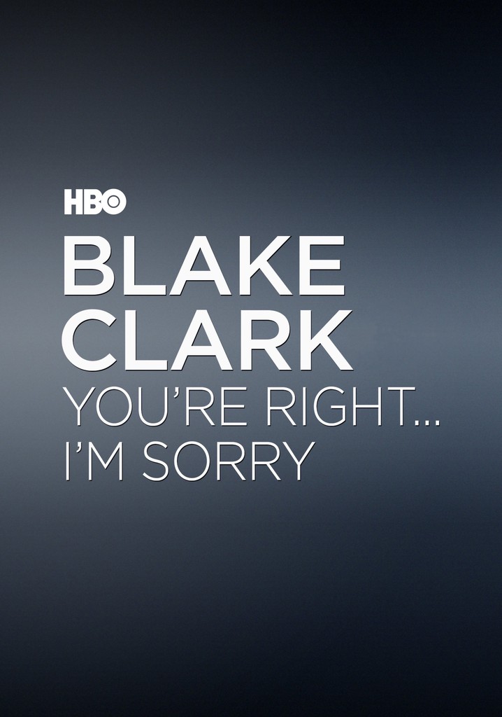 You're Right... I'm Sorry