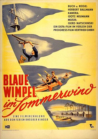 Blue Bandanas in the Summer Wind
