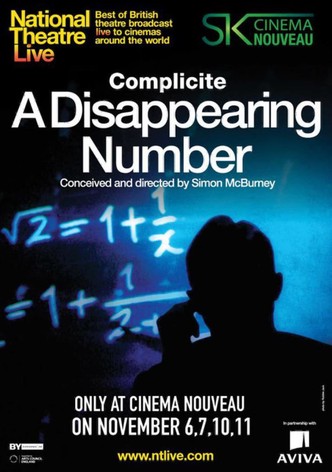National Theatre Live: A Disappearing Number